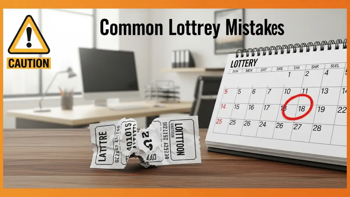 Damaged lottery ticket and common mistakes players make